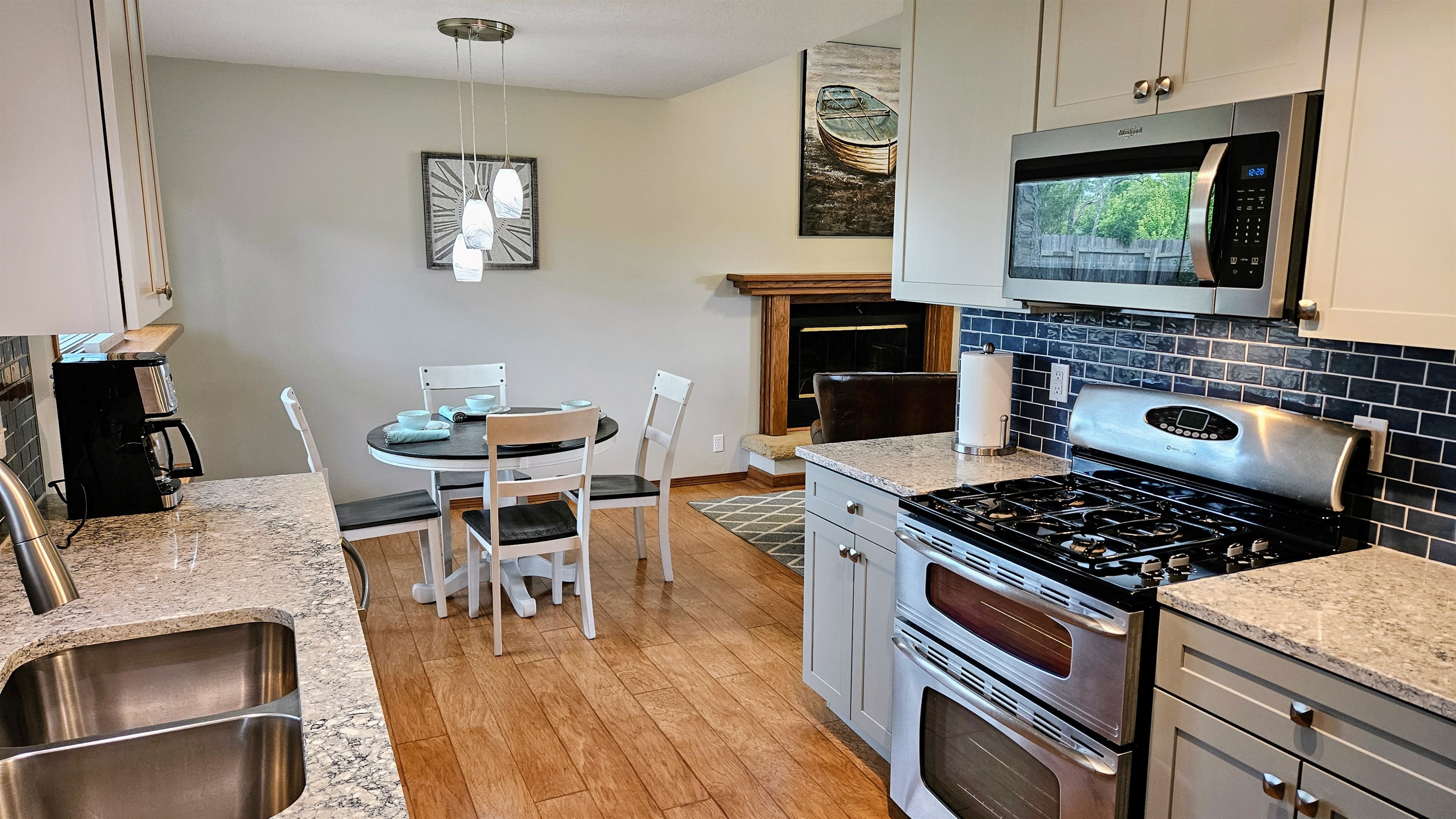 Open concept kitchen