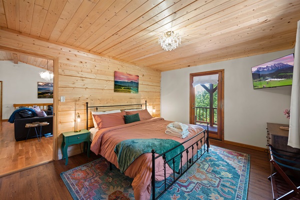 Dusty Cedar King Bed