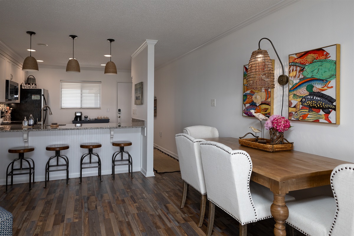 Plenty of room to sit and dine