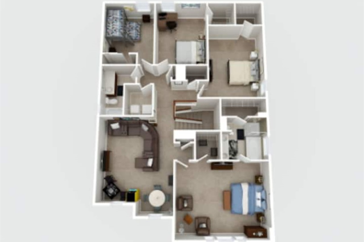 3D digital view of the property