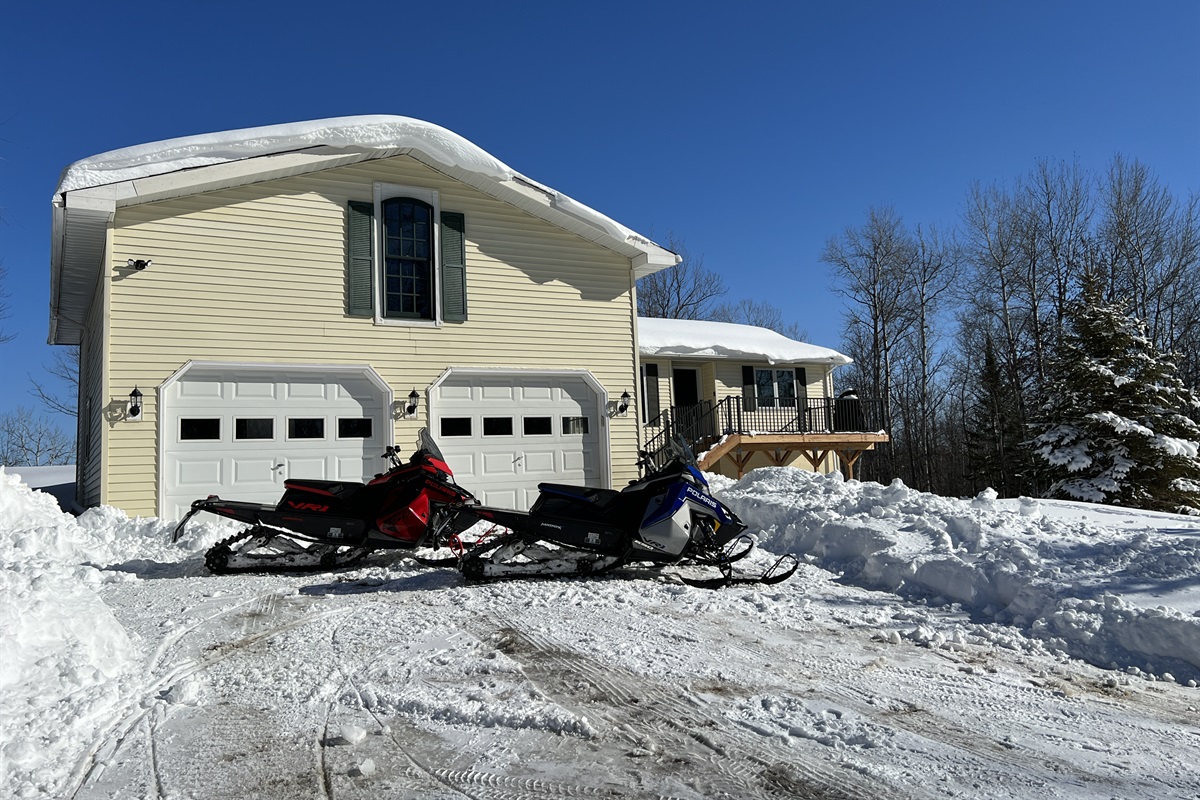 Tioga Basecamp MN is only minutes away from the snowmobile trails!