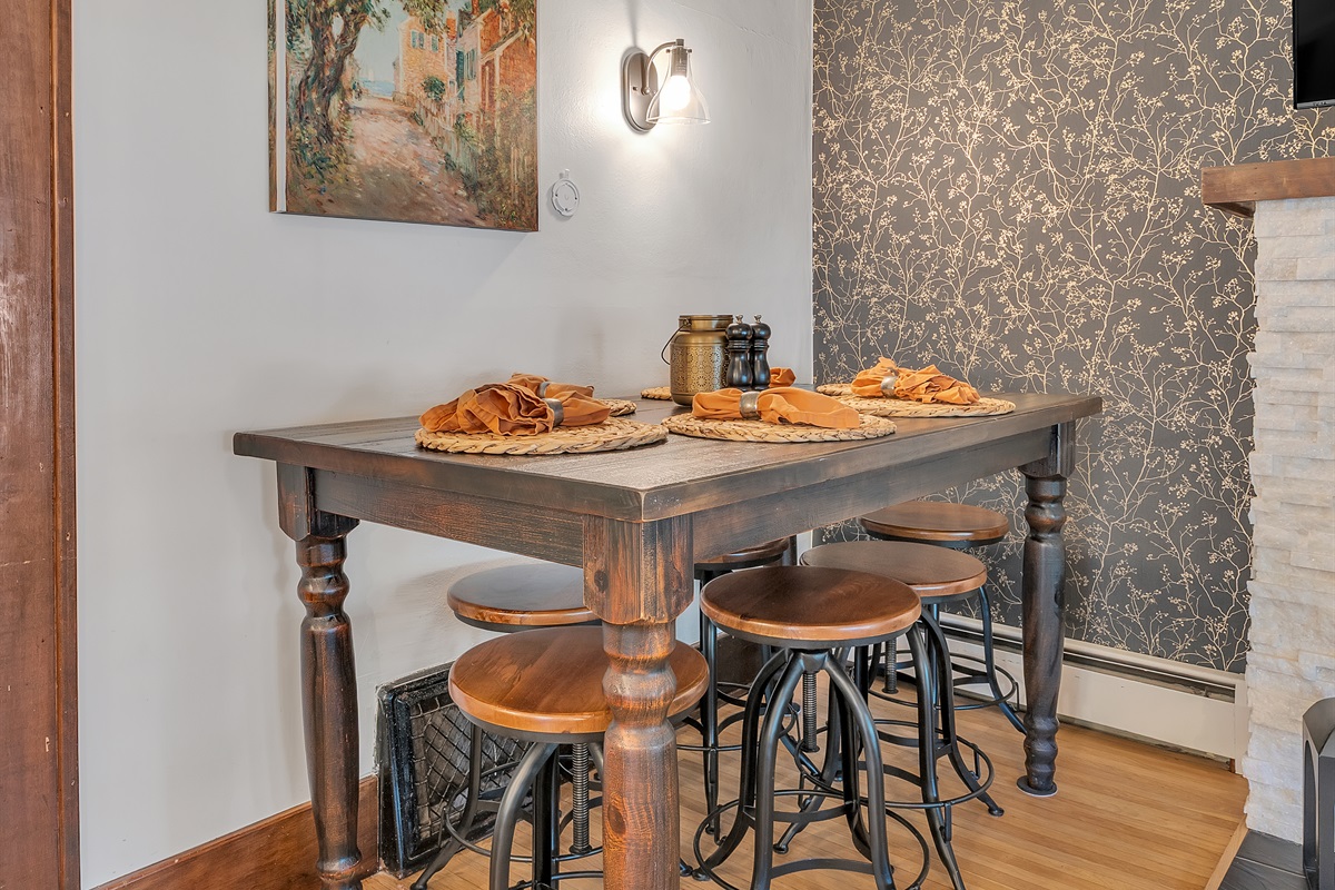 One of two Dining areas.