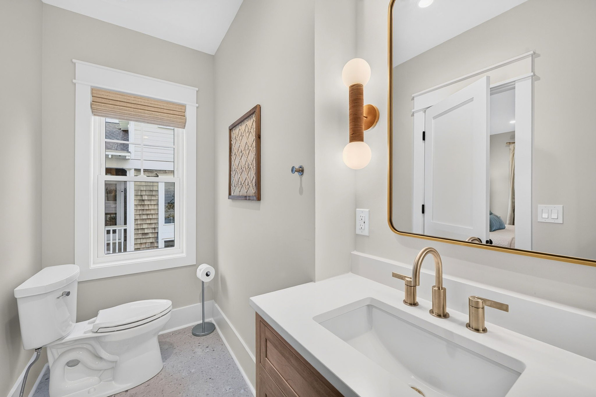 Bathroom 3: King Ensuite | Tahanan Palms | 3 38th Ave | IOP Escapes