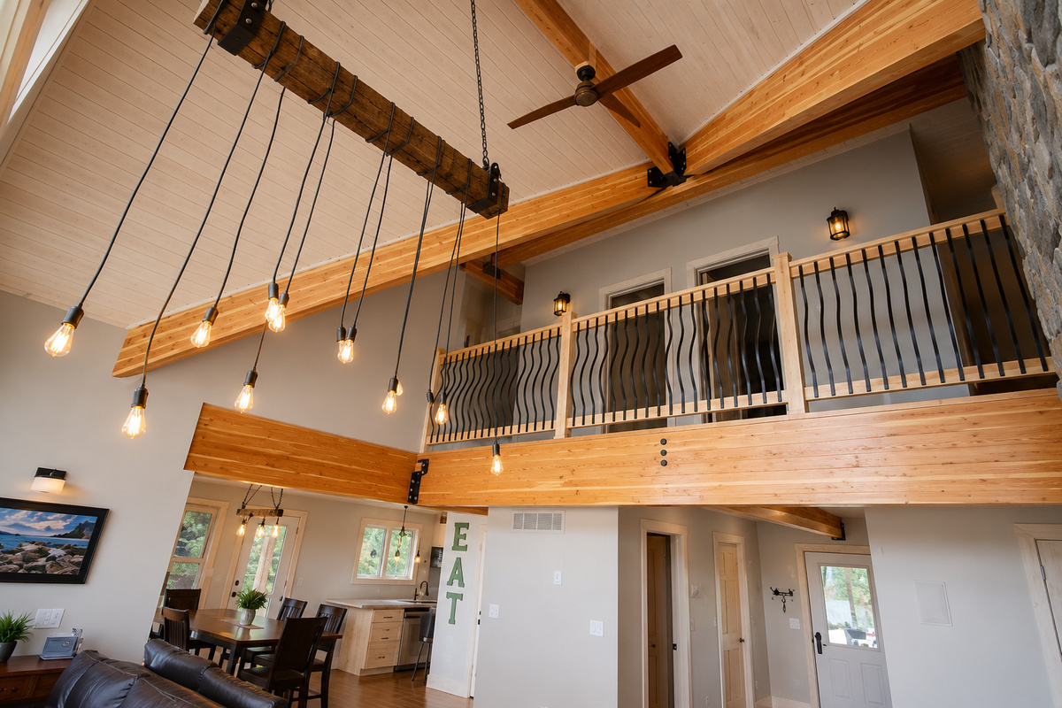 Soaring ceilings in the Great Room