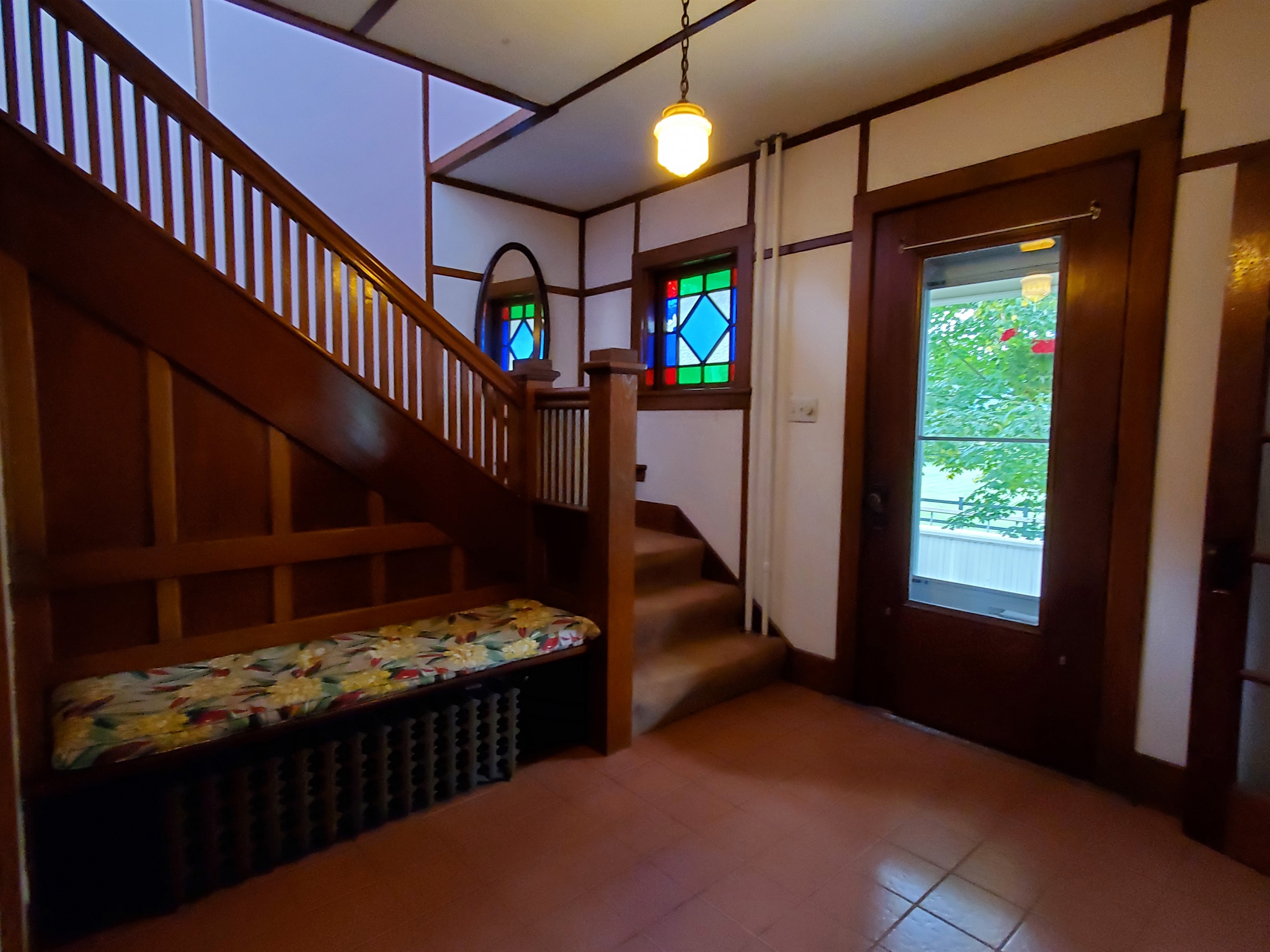 Vintage hand-crafted original woodwork