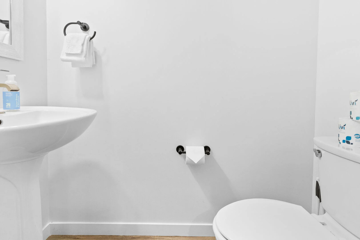 Half bath main floor