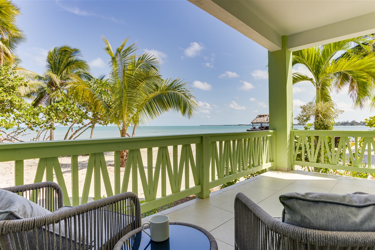 Patio & Beach View