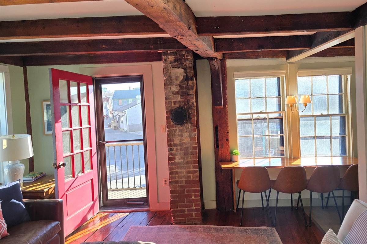 Lots of natural light