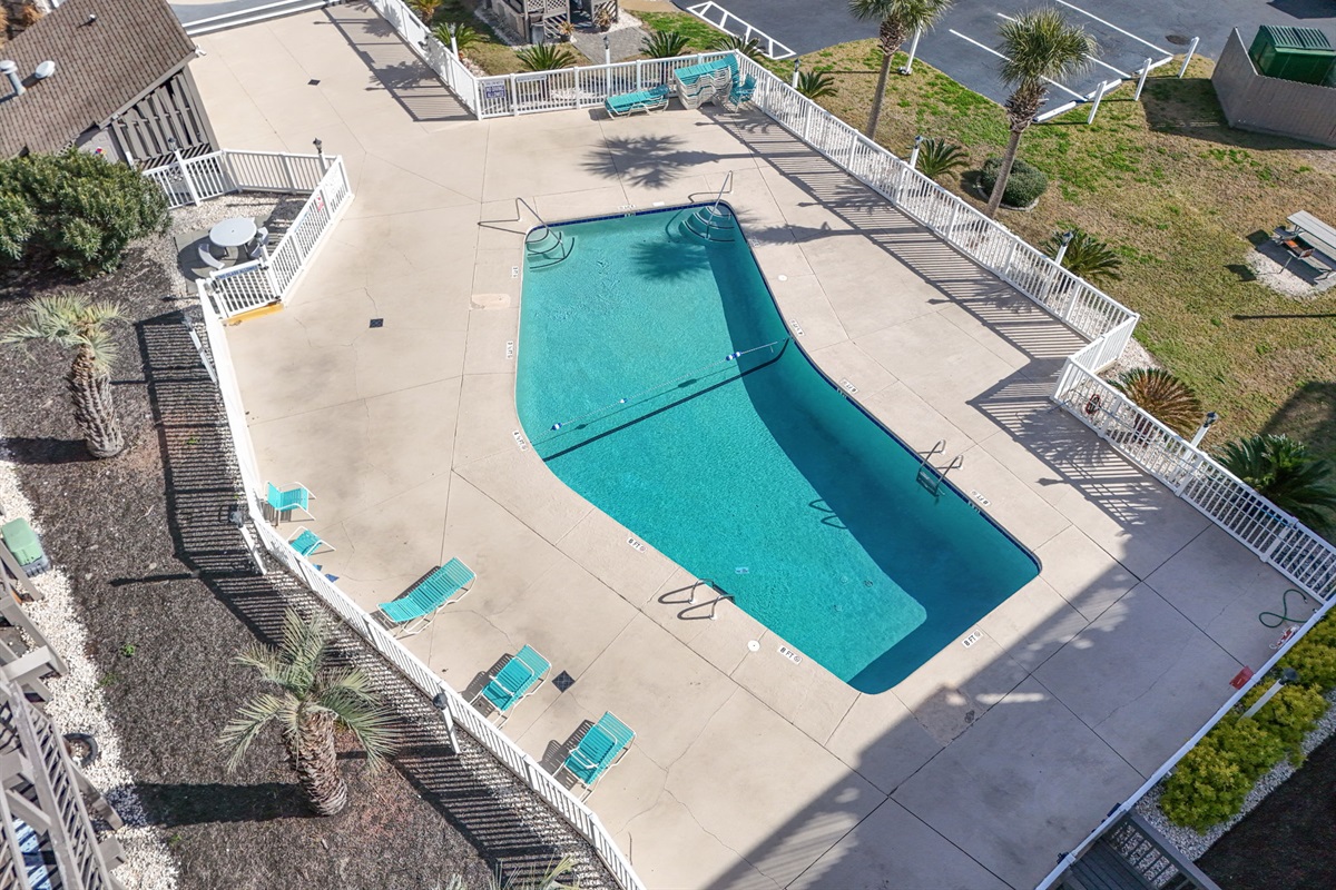 One of three pools and a hot tube to cool off in while taking in the oceanview