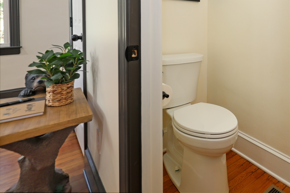 Half bath on main floor