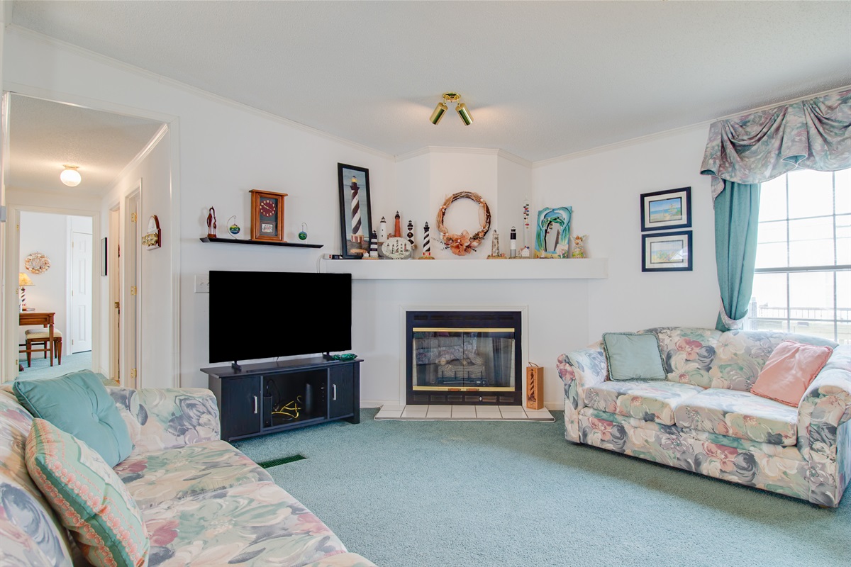 Living Room with Smart TV