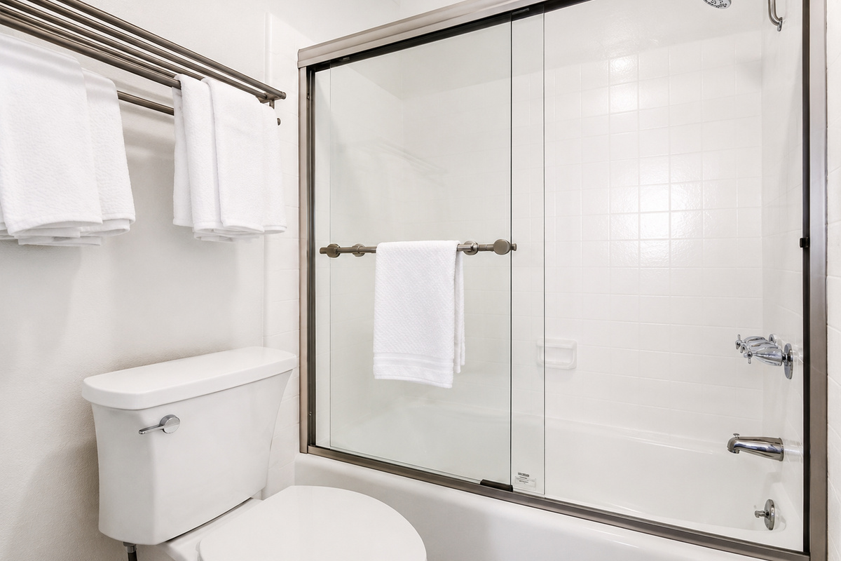 Shower and soaking tub