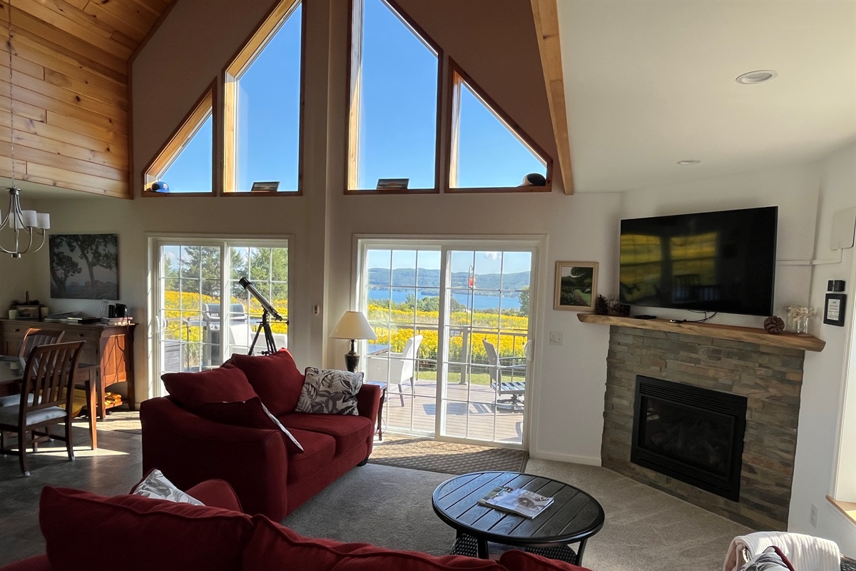 Living area with a VIEW!