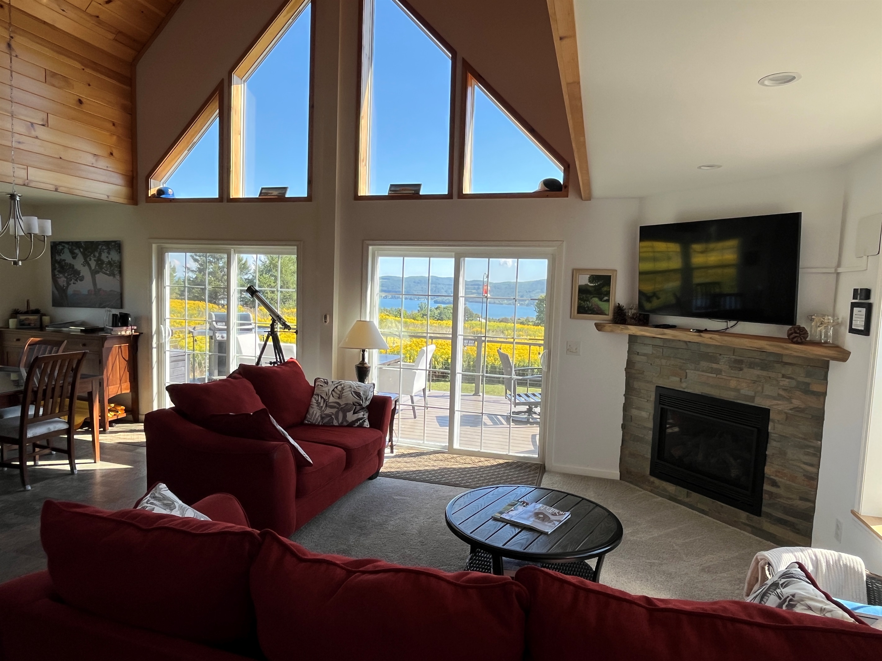 Living area with a VIEW!