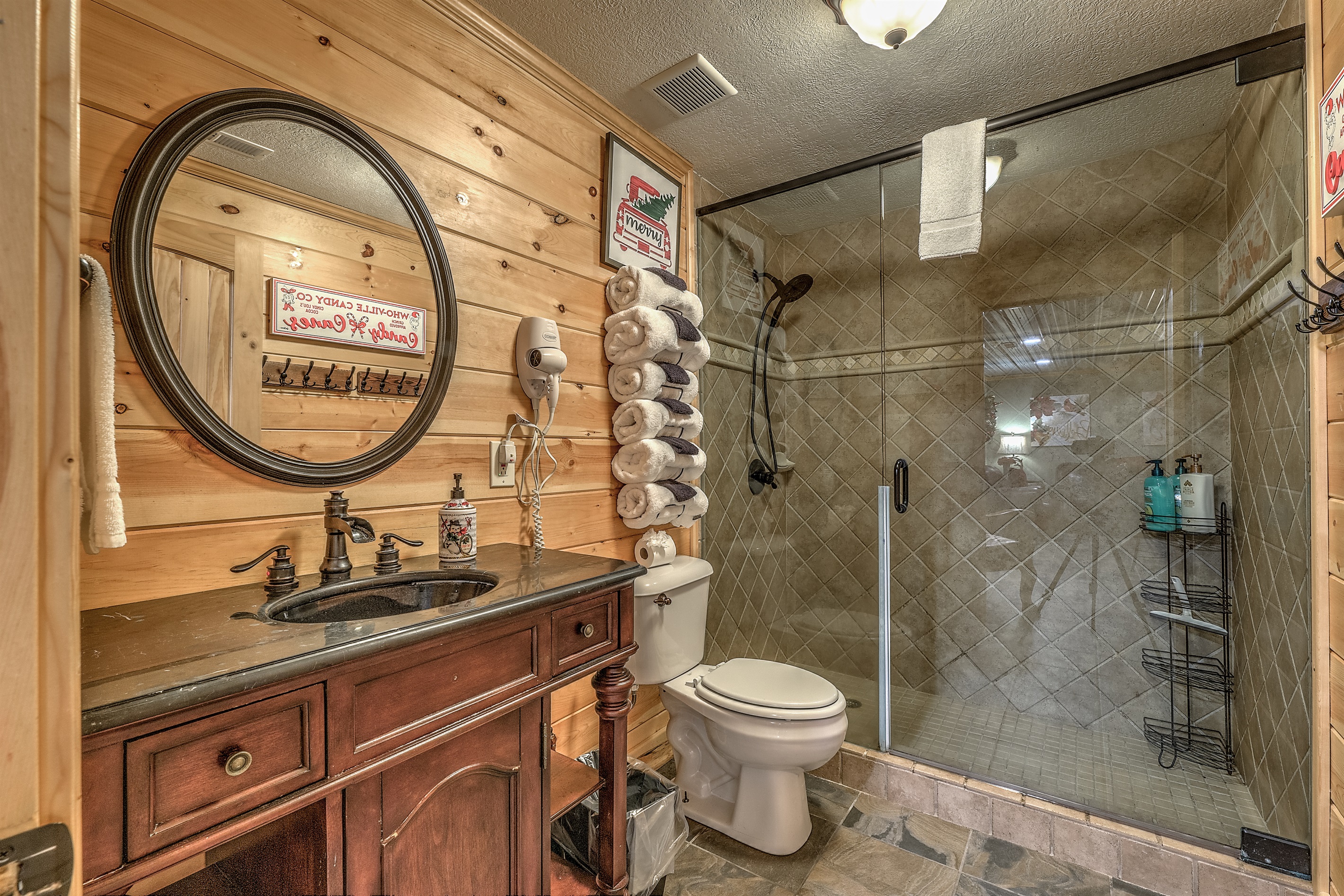 Basement Shower Bath