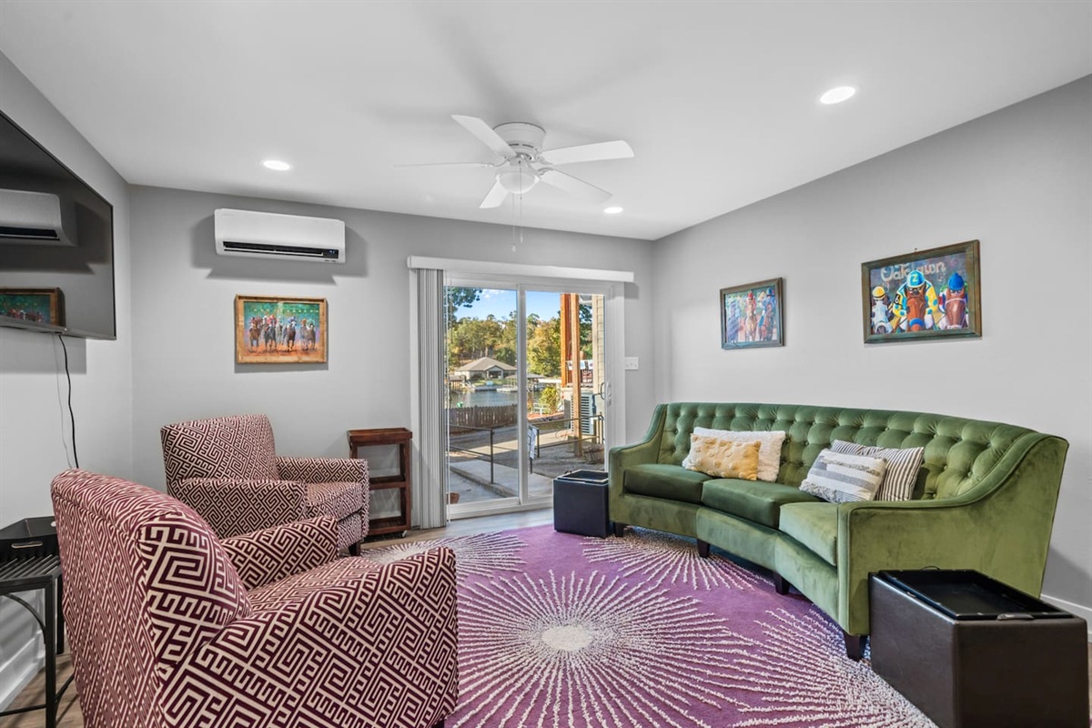 Enjoy Views of Lake Hamilton from the Living Space!