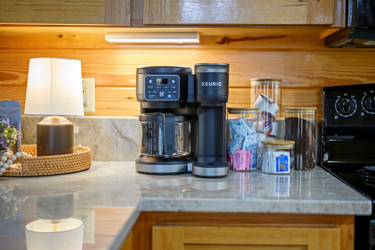 Keurig Duo for both drip and k-cup options.