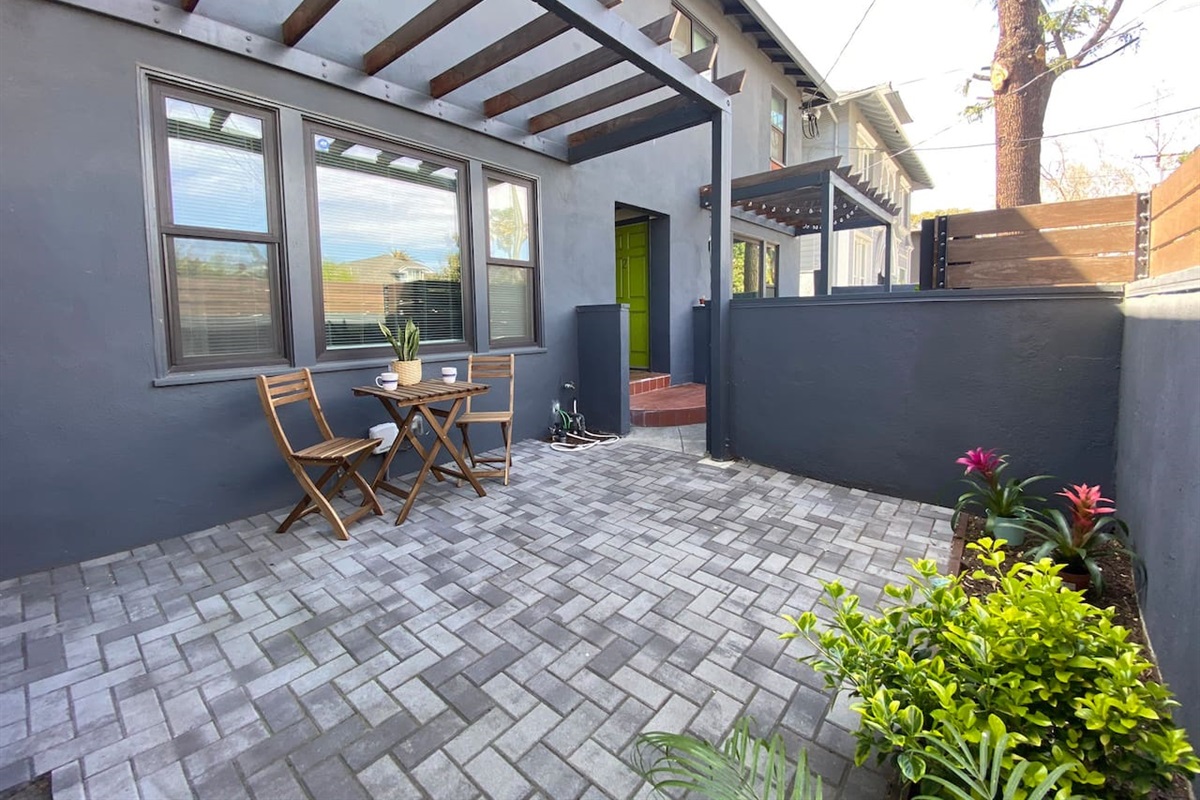 Beautiful outdoor patio