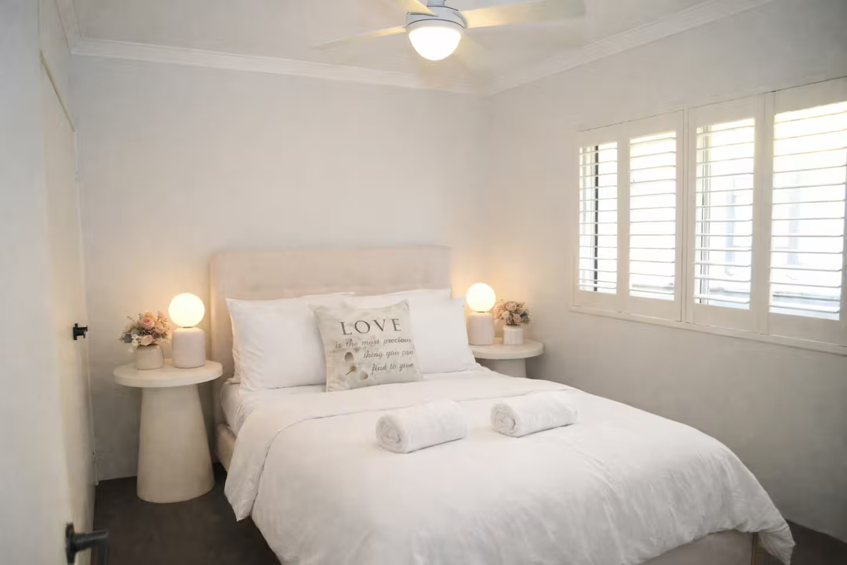 at Sant’s Beach Retreat Hillarys adds another first-floor double bedroom to this spacious coastal Perth home.