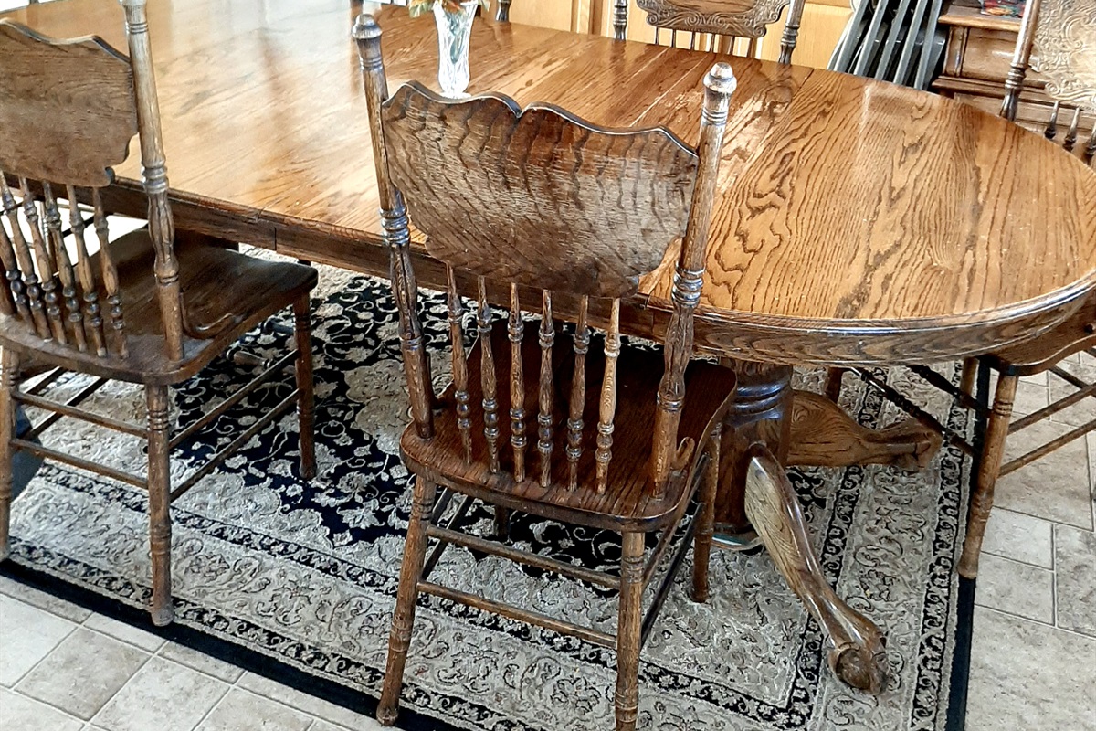 Judy's dining table