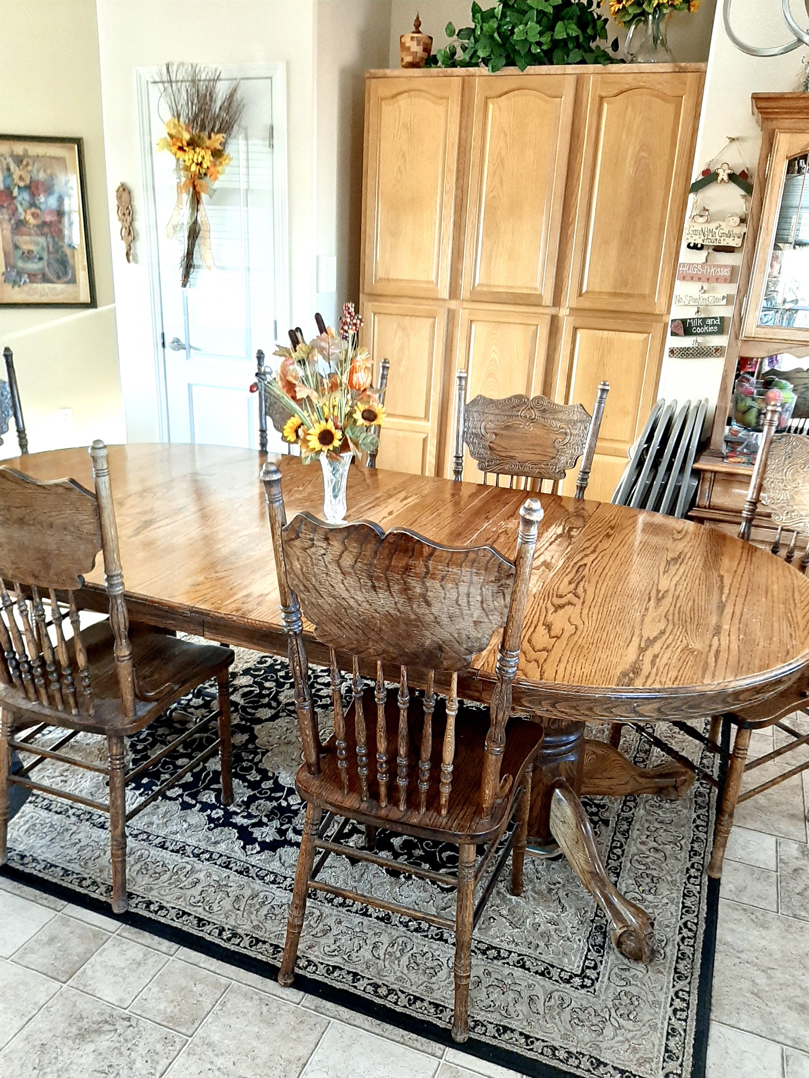 Judy's dining table