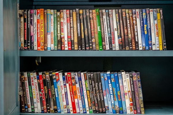 Plentiful DVD collection