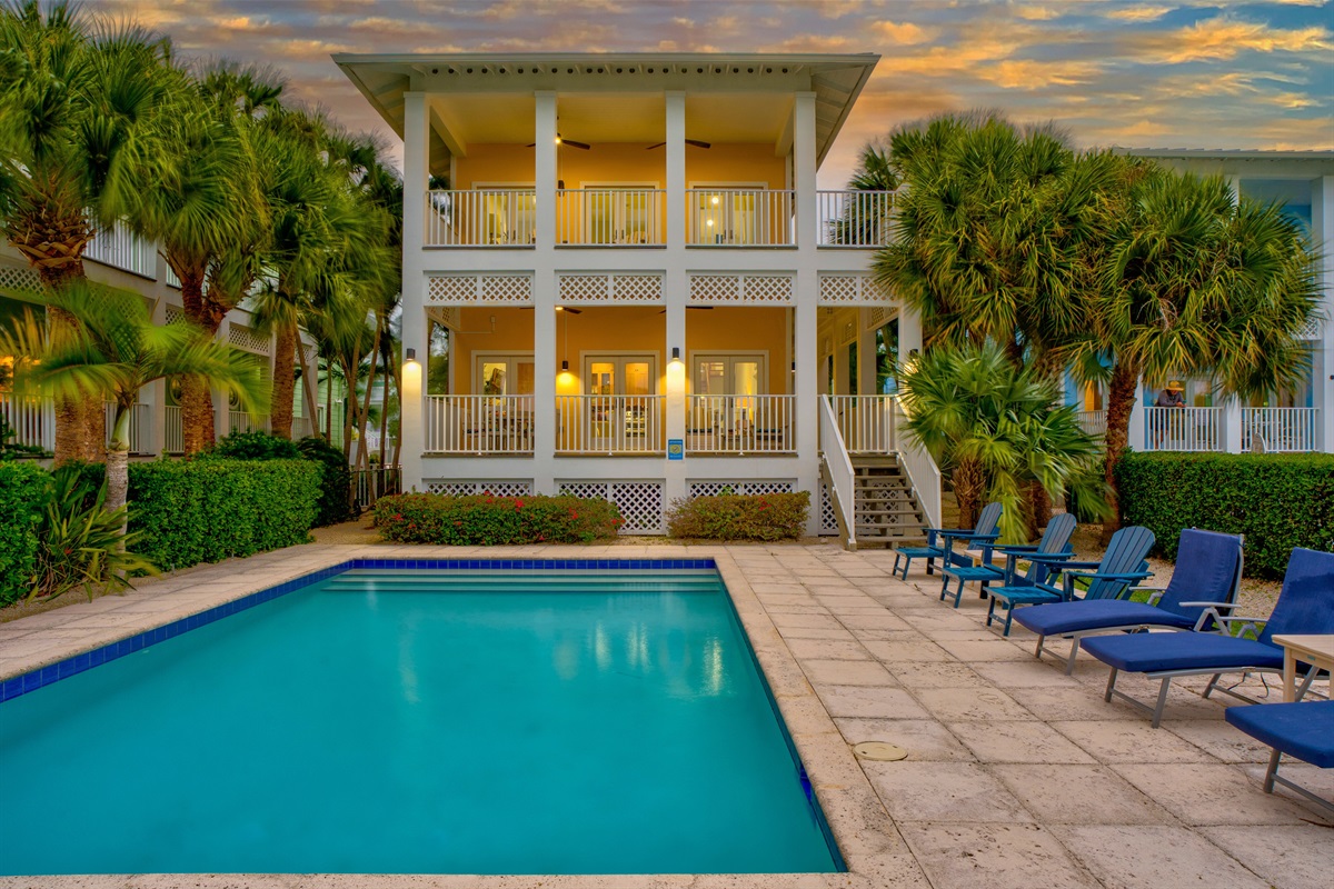 and a large modern heated pool.