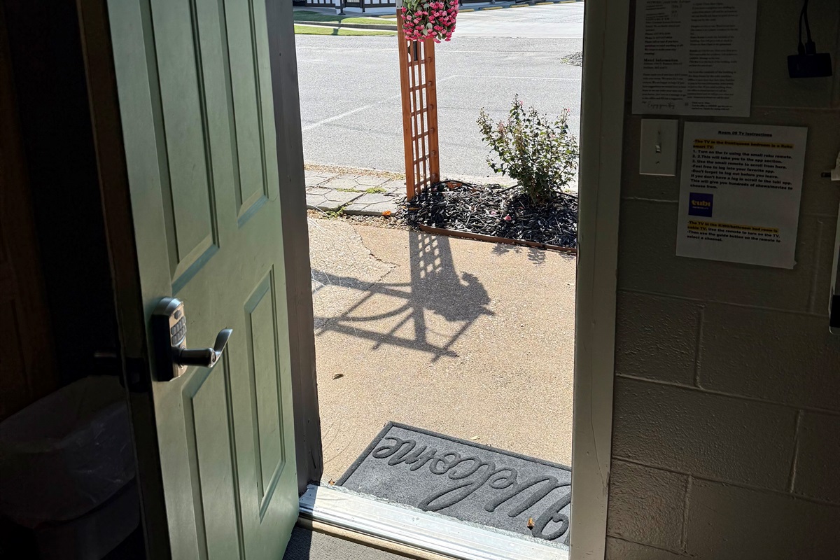 View from front door