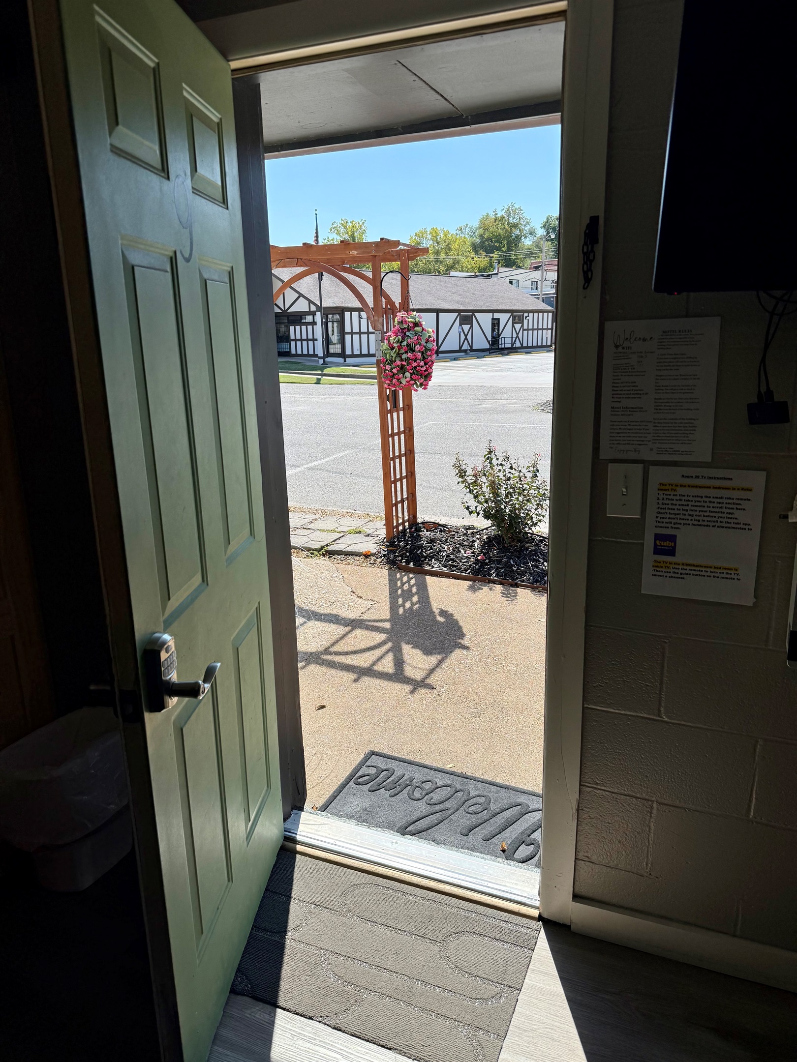 View from front door