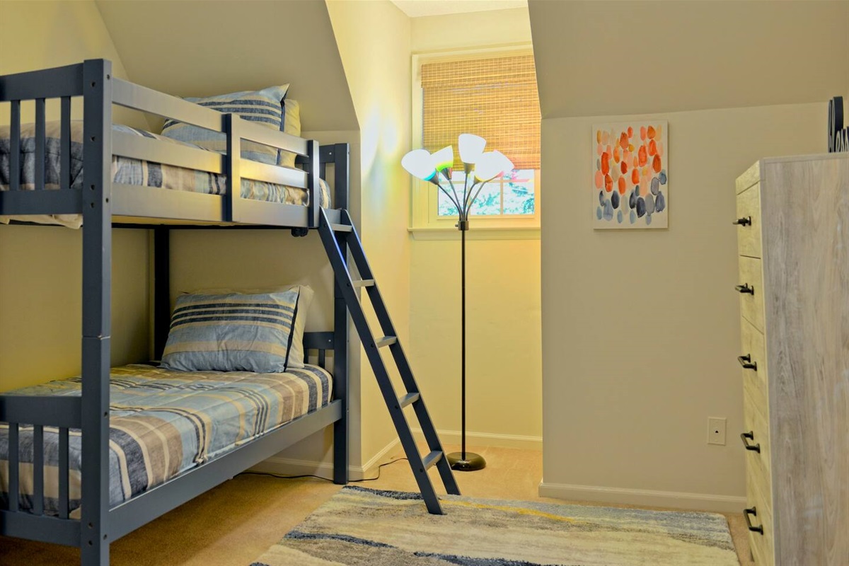 Bedroom 3- Twin Bunk Beds. This is the perfect space for those traveling with Littles!Located on the 2nd floor.