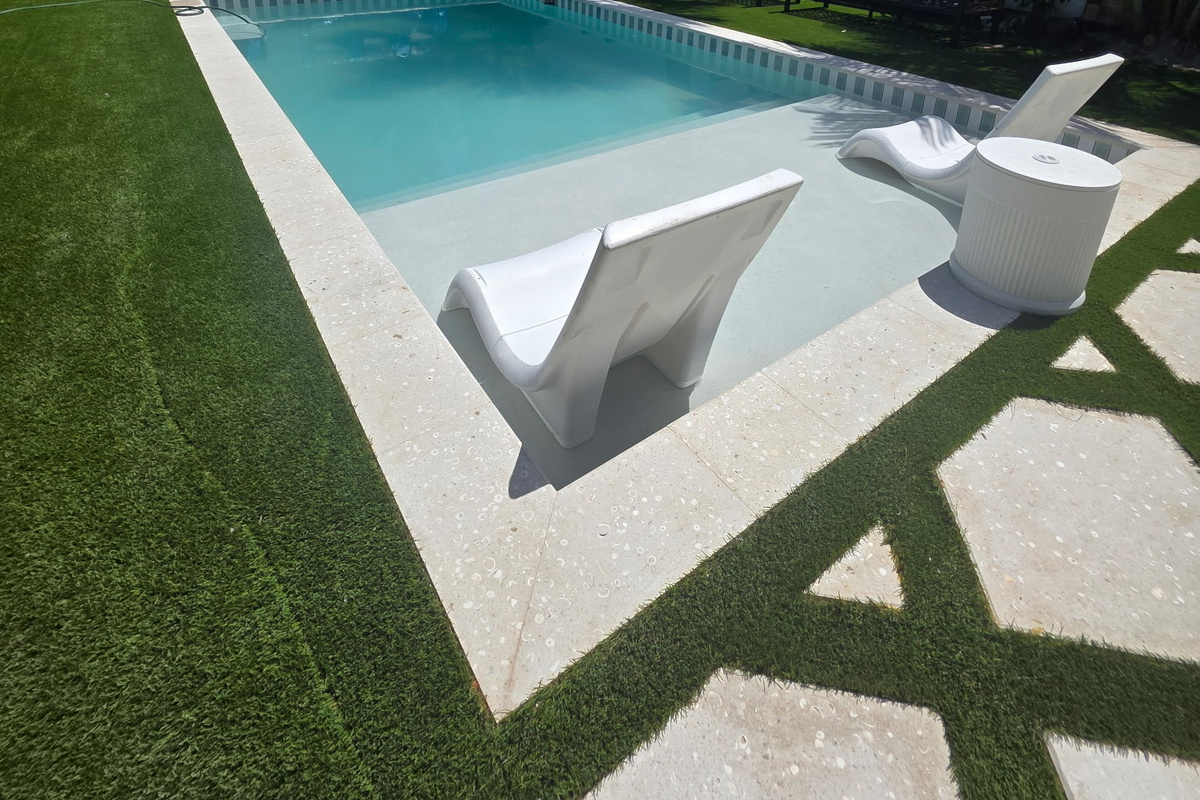 Dip your toes in while you soak up the sun on our built-in pool loungers.