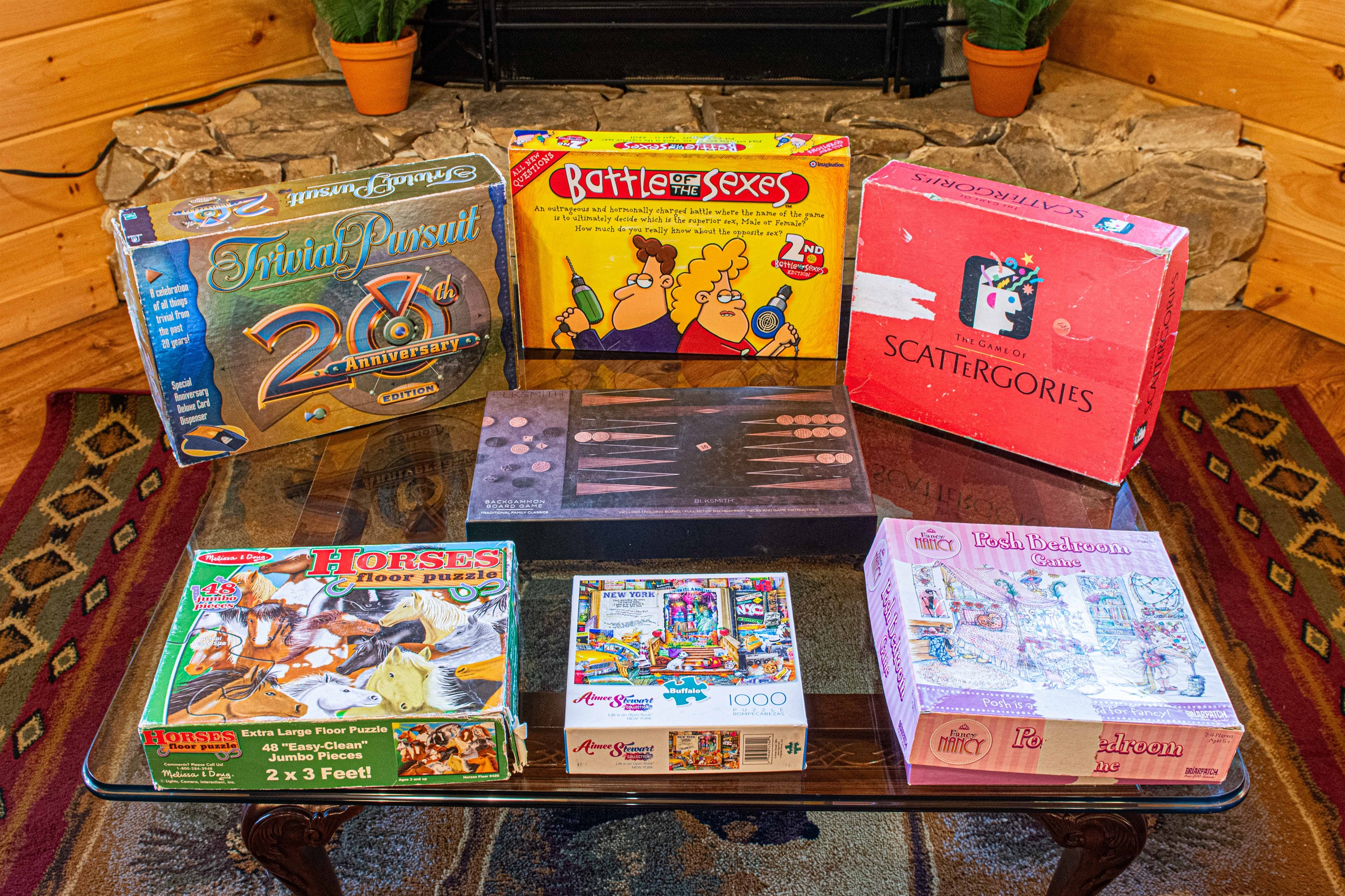 Something for everyone. Enjoy a variety of board games for all ages during your stay.