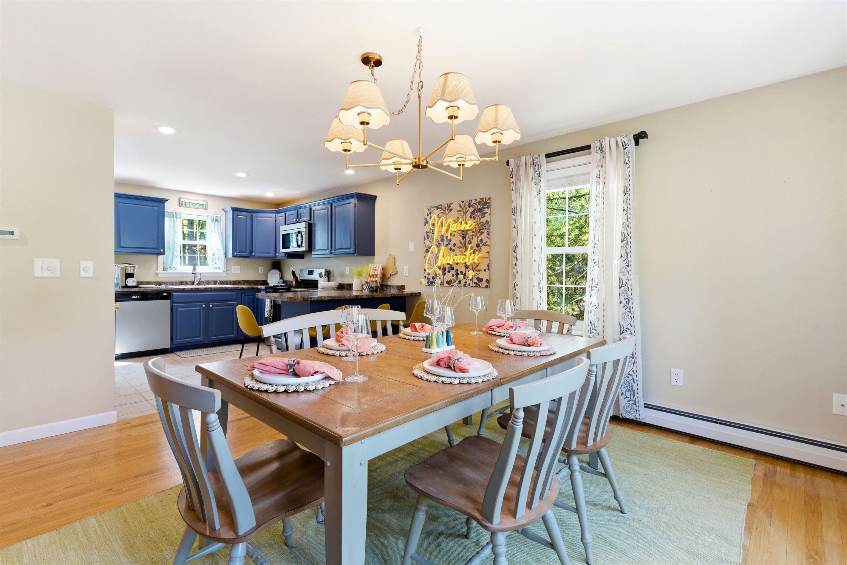 A beautifully set dining table designed for shared meals, meaningful conversations, and memorable gatherings.