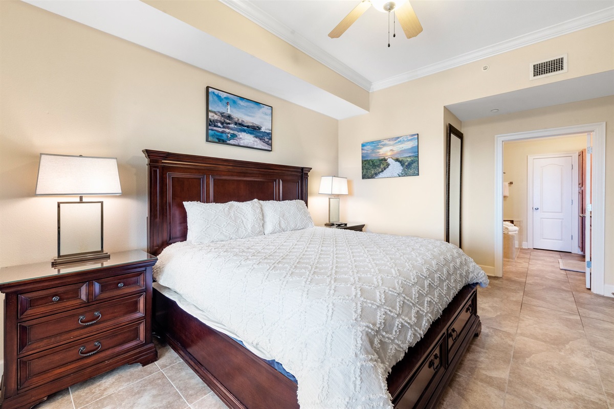 Primary Bedroom with balcony access