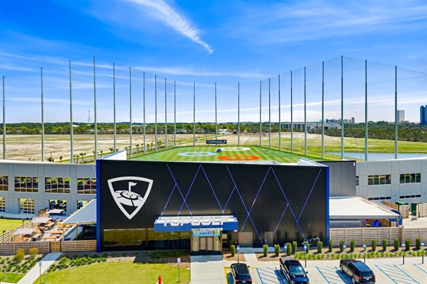Top Golf is new to the area and located within walking distance directly behind Aqua's parking deck.