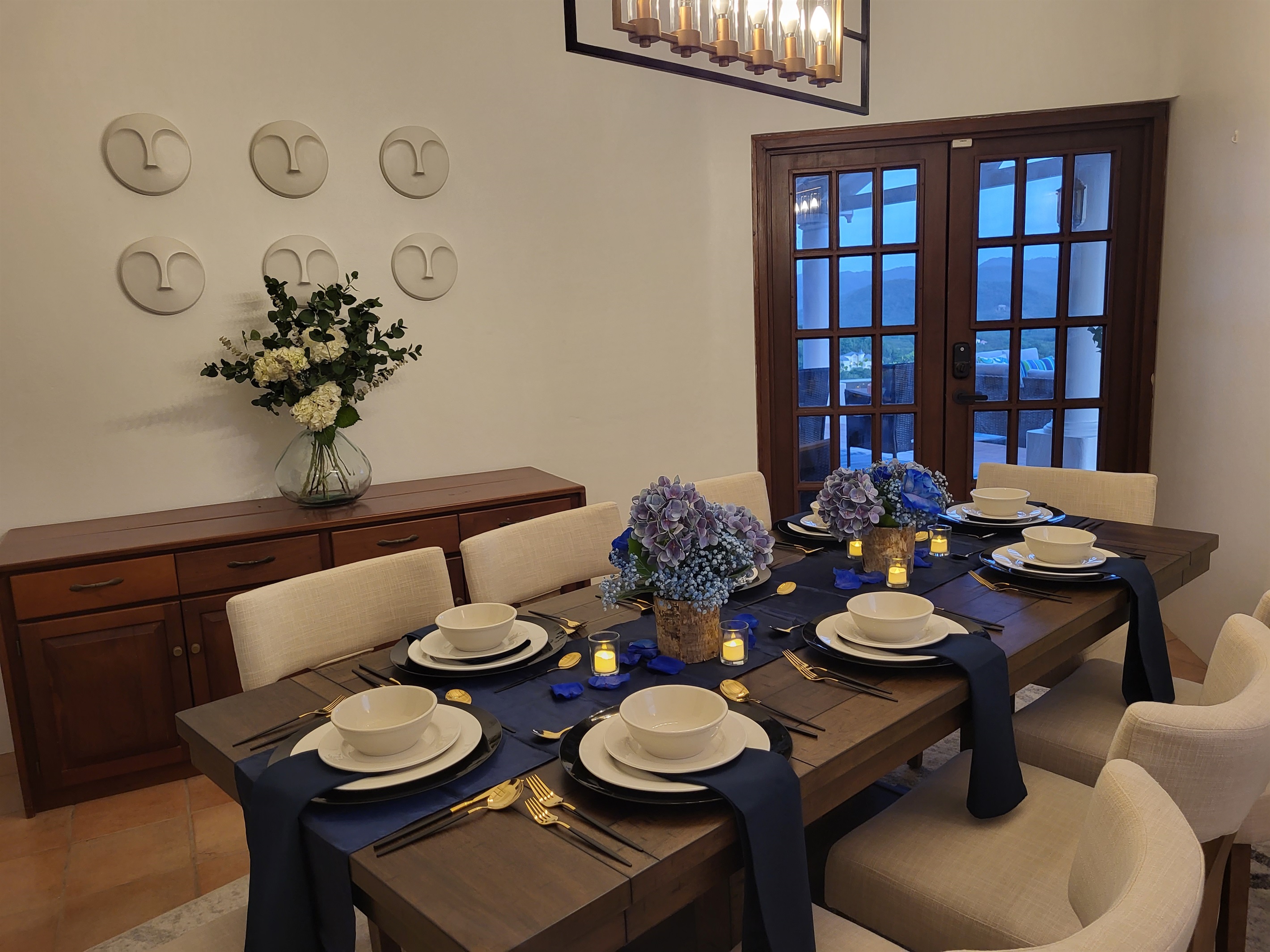 Dining Room off the Back Patio
