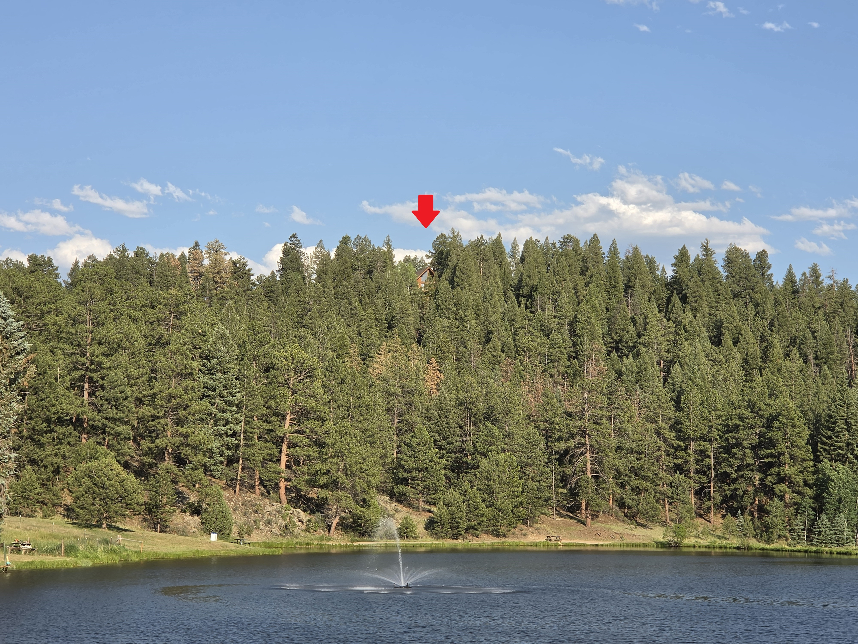 View from the lake