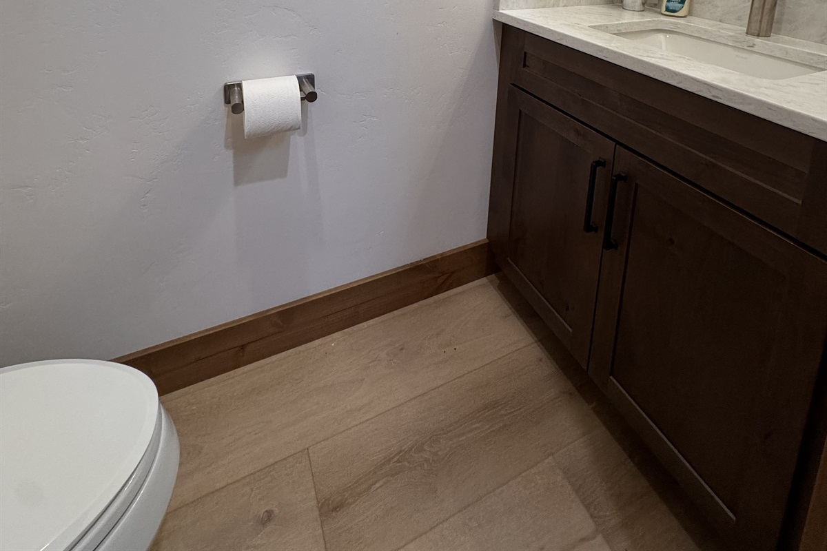 main floor powder room