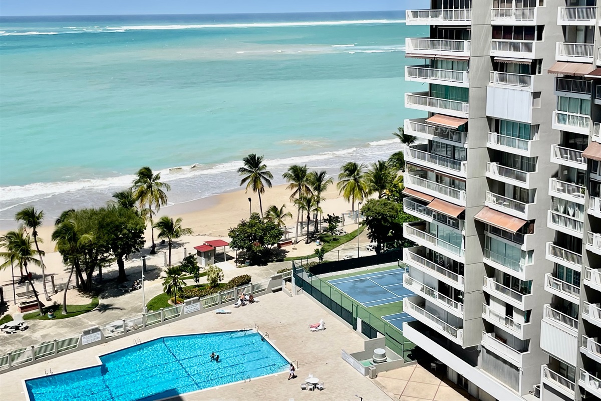 CB14 Big One bedroom apartment with ocean view Green Island Realty