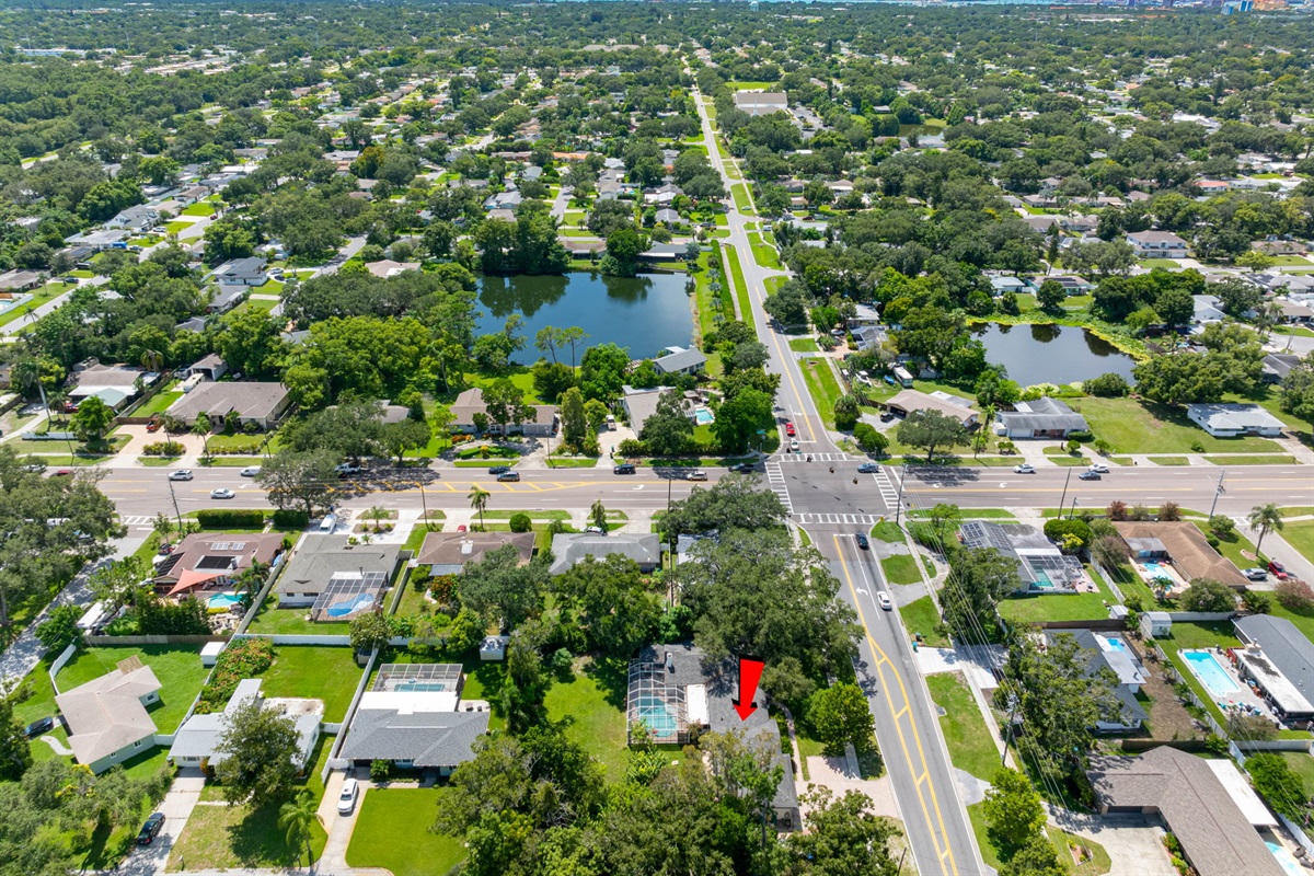 Aerial View of the Neighborhood
