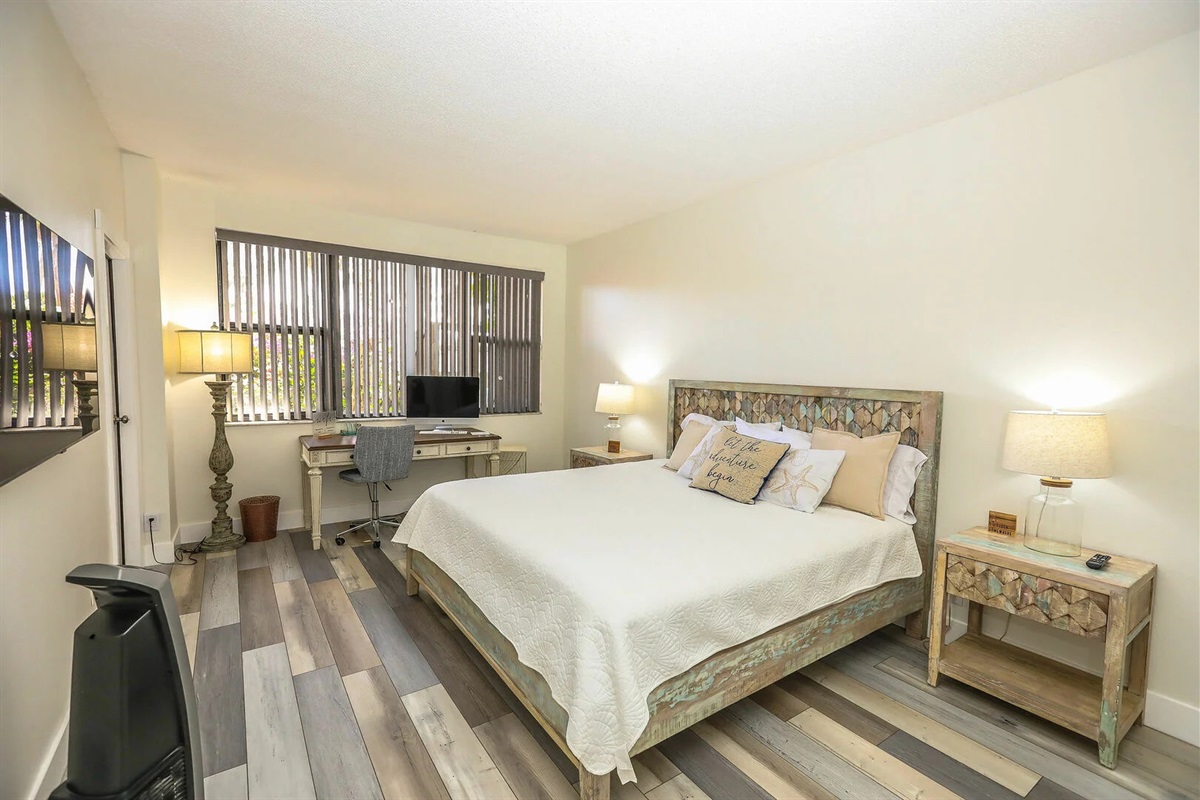 Comfortable bedroom designed for relaxation and privacy.