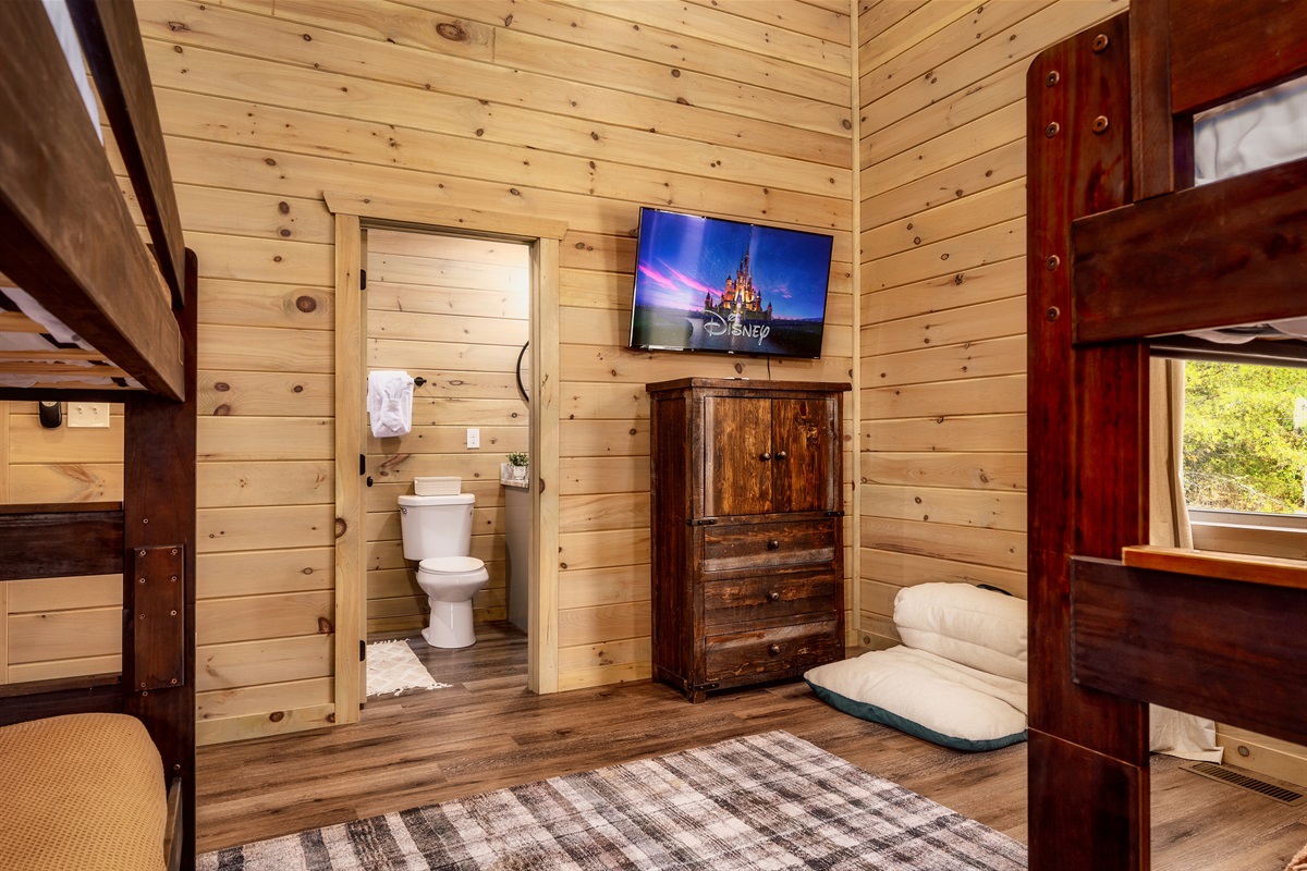 Double the bunks, double the fun. Sleeping space that feels like an adventure.