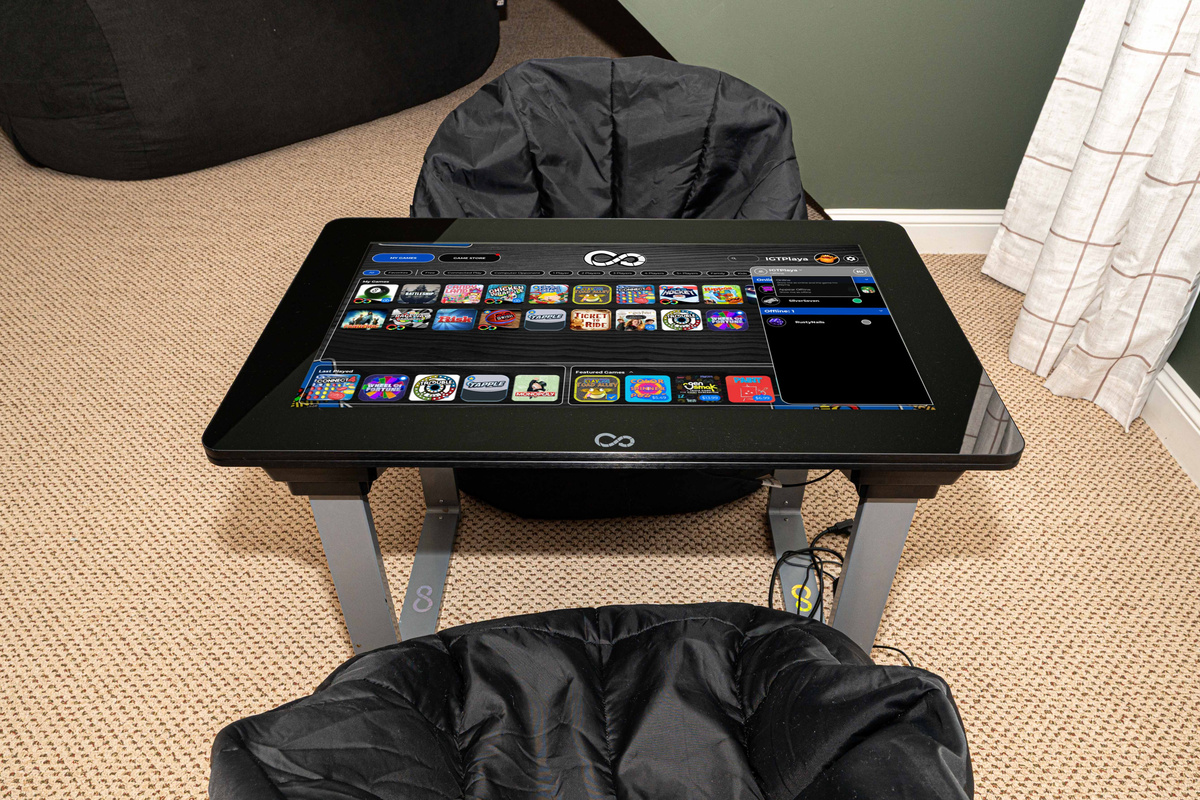Discover endless fun with the interactive Infinity Game Table.