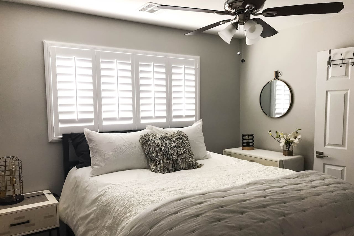 Enjoy a huge walk-in closet