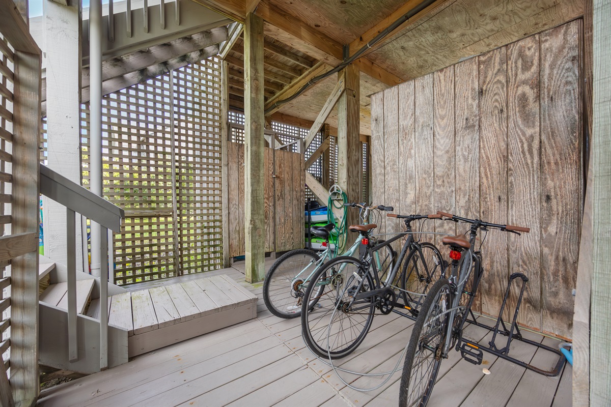 Cycle to the beach or pool