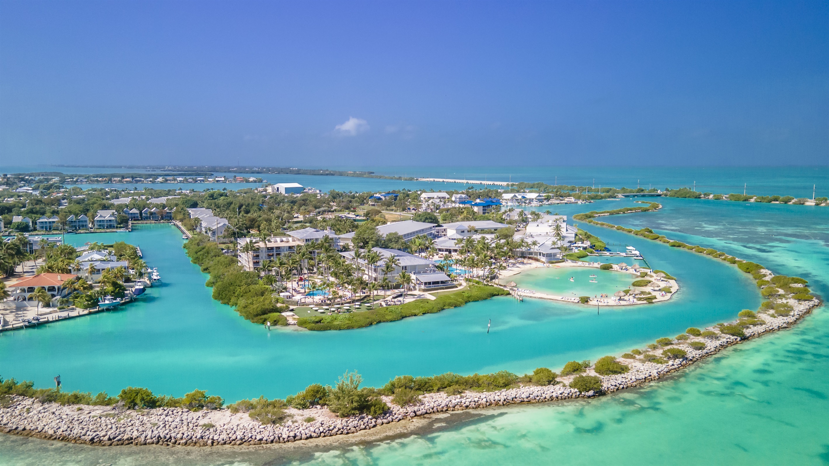 Surrounded by the turquoise waters of Duck Key