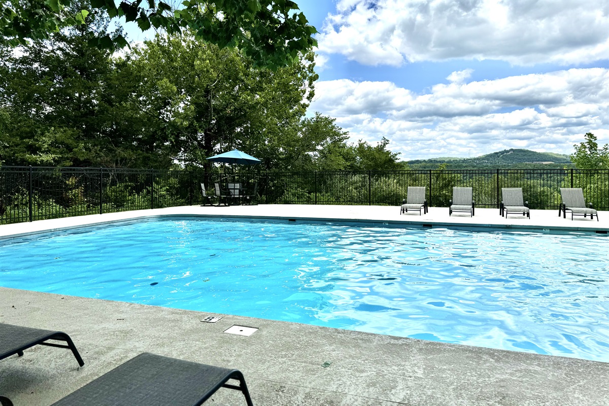 Community pool located behind the Community Clubhouse!
