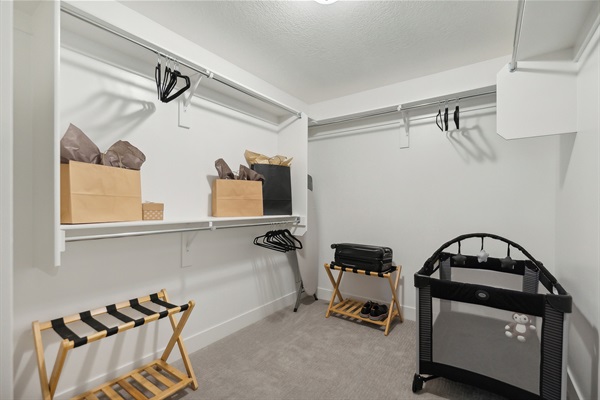 Unpack, relax, and enjoy—storage space designed for comfort and convenience.