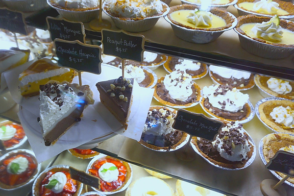 Pies from Leoda's near Lahaina.