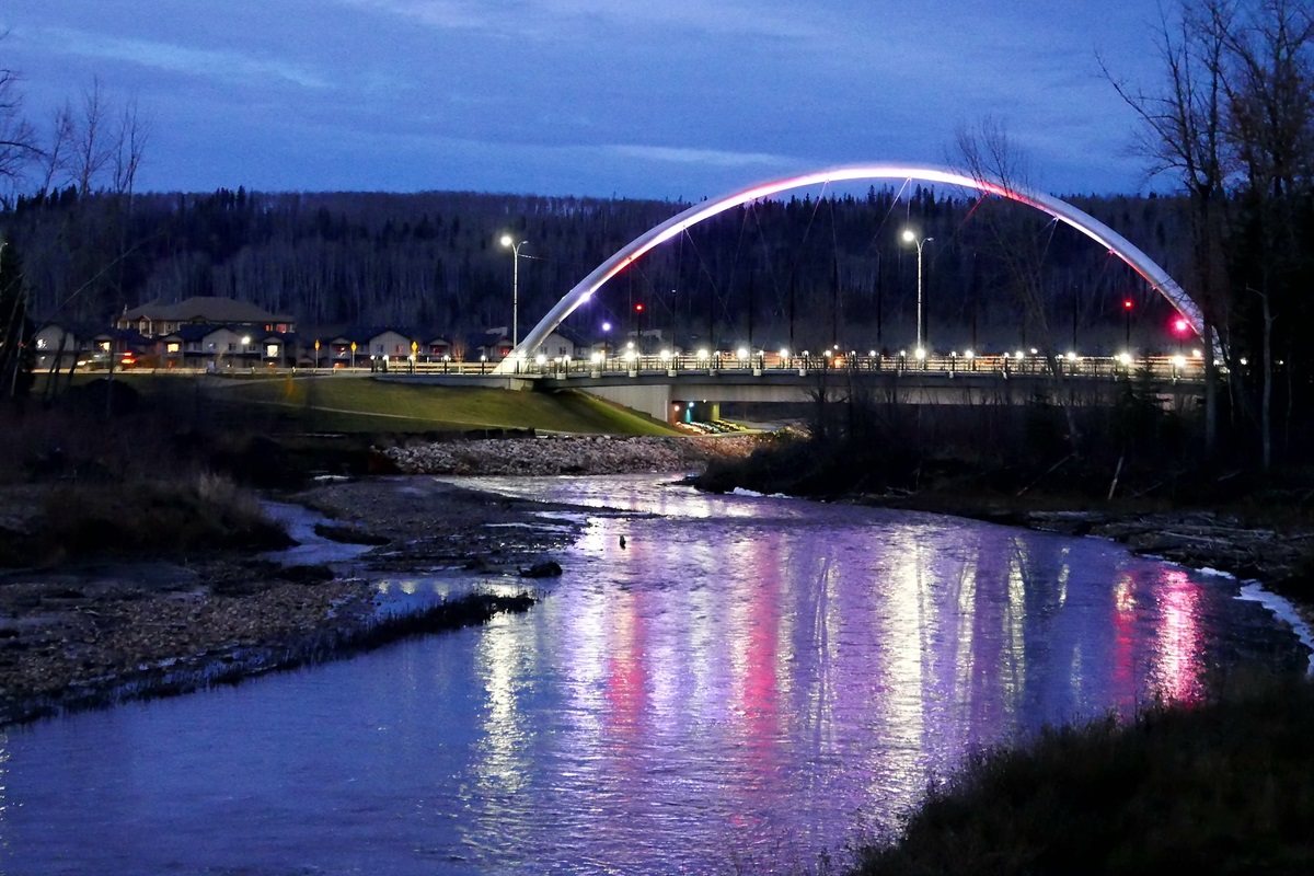 Night views in Fort McMurray